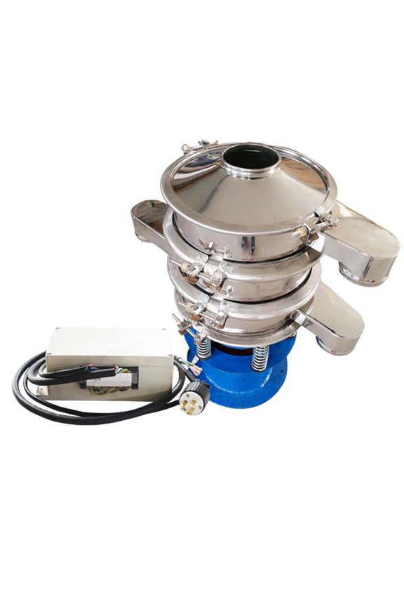 Automatic Powder Vibrating Screen Sieve Shaker Stainless Steel 15.7"