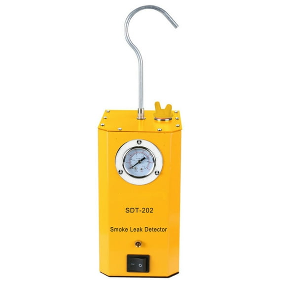 INTBUYING Automobile Smoke Machine Pipe Smog Generator Leak Detector Diagnostic Smoke Leak Detector SDT-202 DC12V