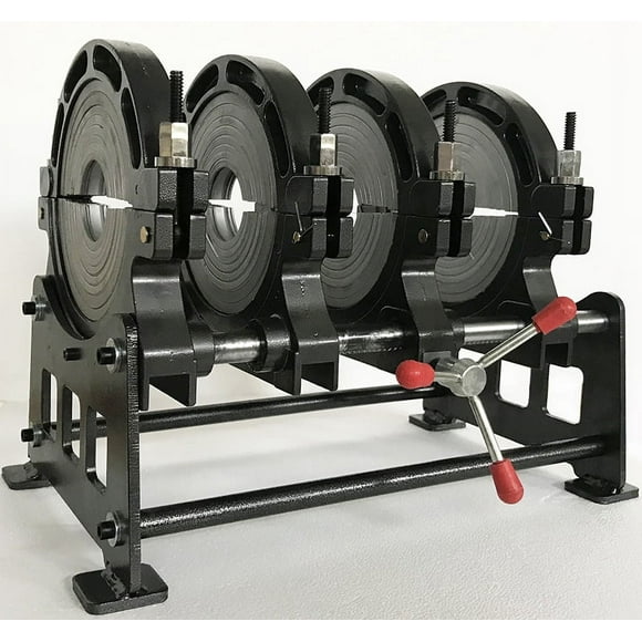 INTBUYING Butt Fushion Welding Machine Pipe Fusion Welder for PE PB PP Pipes 4 Clamps 3.54-9.8490-250mm