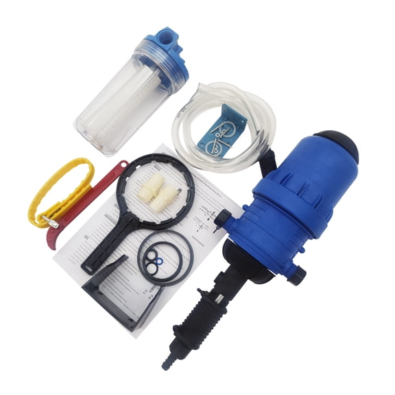 INTBUYING Chemilizer Fertilizer Injector Proportioner Water Powered Chemical Liquid Doser Dispenser Drip Irrigation Injector Dosing Pump