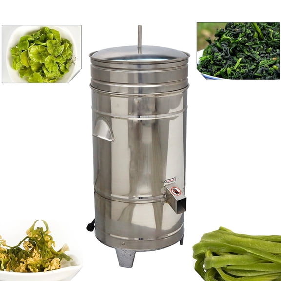 INTBUYING Commercial 5.5Gal Lettuce Salad Dryer Vegetable Fruit Spinner Washer 220V