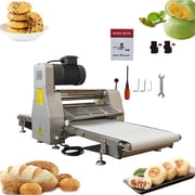 INTBUYING Commercial Dough Sheeter Electric Reversible Pastry Machine 400mm