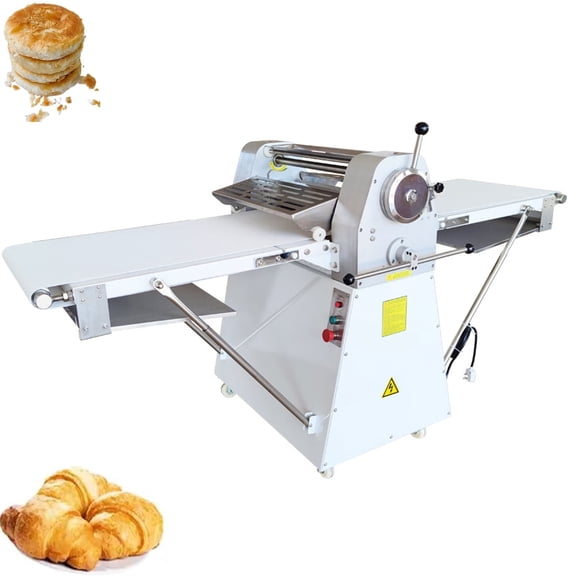 INTBUYING Commercial Dough Sheeter Pizza Pastry Pasta Roller Bakery Machine Baking Equipment 220V