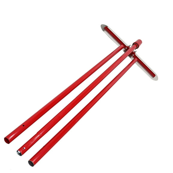 INTBUYING Concrete Trowel Finishing Cement Pavement Push Pull Tools Smooth Finish Trowel Stainless Steel 47.2Inch