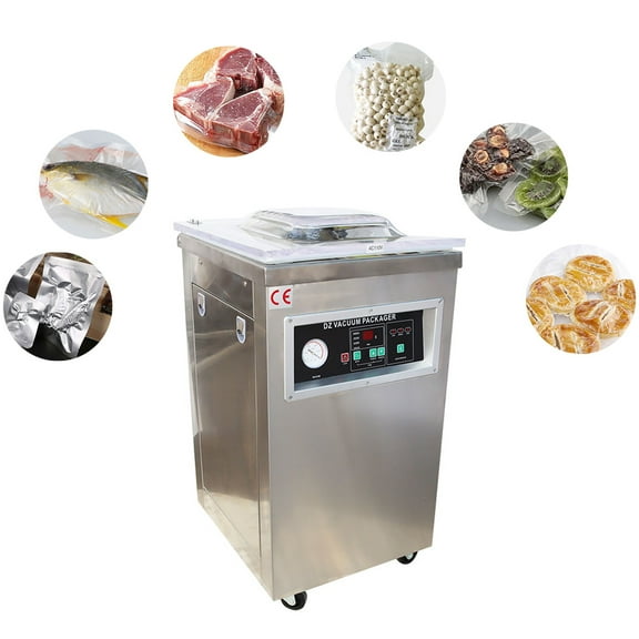 INTBUYING DZ-400 Single Chamber Vacuum Packaging Machine Microcomputer Vacuum Sealing Machine Packaging Sealer