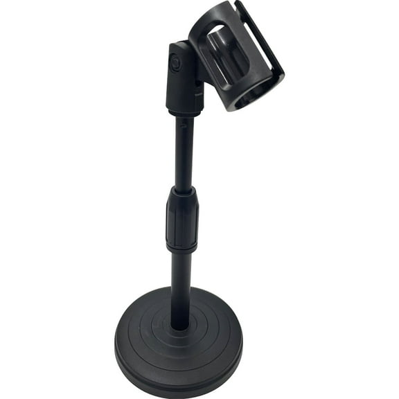 INTBUYING Desktop Microphone Stand Lifting Mic Holder 8.27-12.6in Angle Adjust