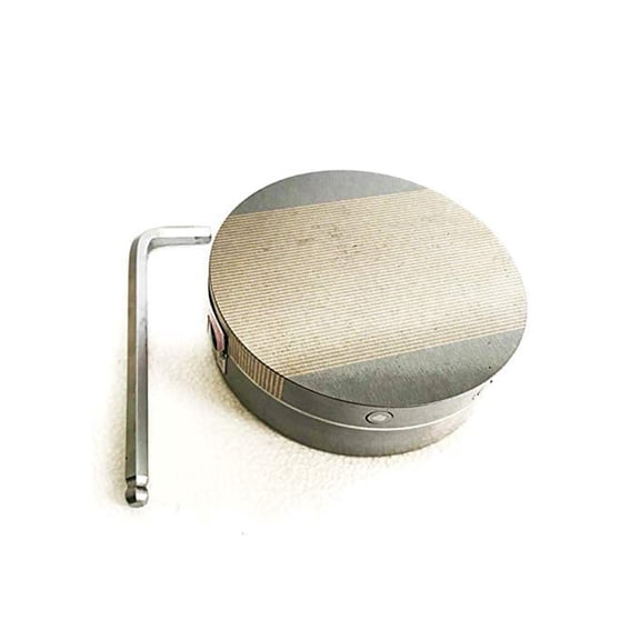 INTBUYING Dia 9.84in Round Permanent Magnetic Chuck for Grinding Milling Machine