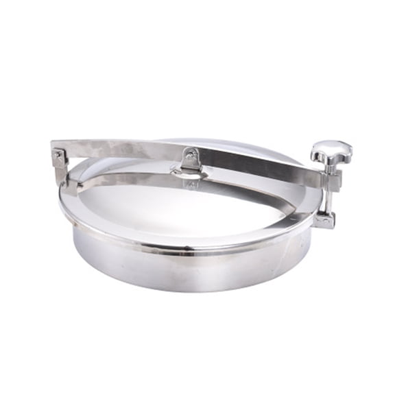 INTBUYING Dia20 Circular Atmospheric Manhole Stainless Steel Tank Round Manway