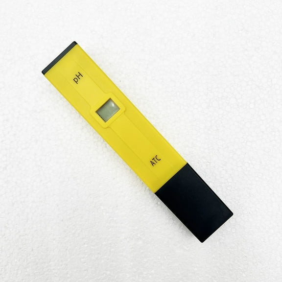 INTBUYING Digital pH Meter Pocket Pen Tester 0.1 pH with ATC LCD 0-14 pH Measurement Range without Battery