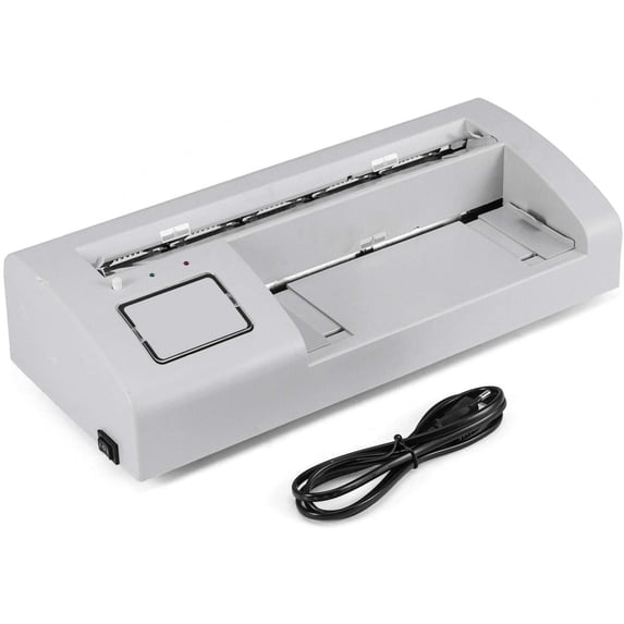 INTBUYING Electric Business Card Slitter Automatic Name Card Cutter Binding Machine 3.5"x 2" Letter Size Paper with 2000Free Templates