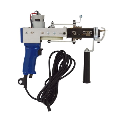 INTBUYING Electric Carpet Tufting Gun Cut Pile & Loop Pile Weaving Flocking Machine 110-240V