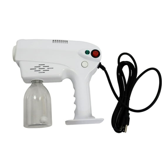 INTBUYING Electric Fogger Disinfection Sprayer Portable Nano Steam Spray Gun Blue Light 110V