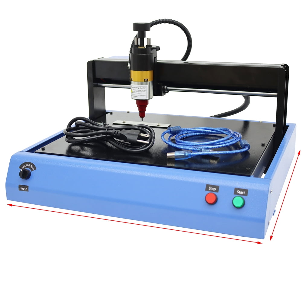 INTBUYING Electric Metal Marking Machine Dot Peen 200x300mm