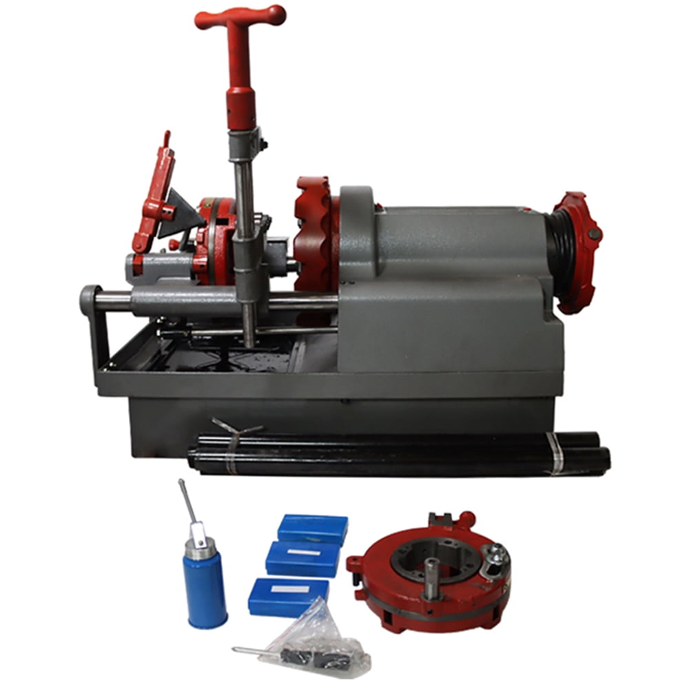 Pip Thread Cutter Machine INTBUYING Electric Pipe Threading Machine Pipe Cutting Threader 1/2 ...