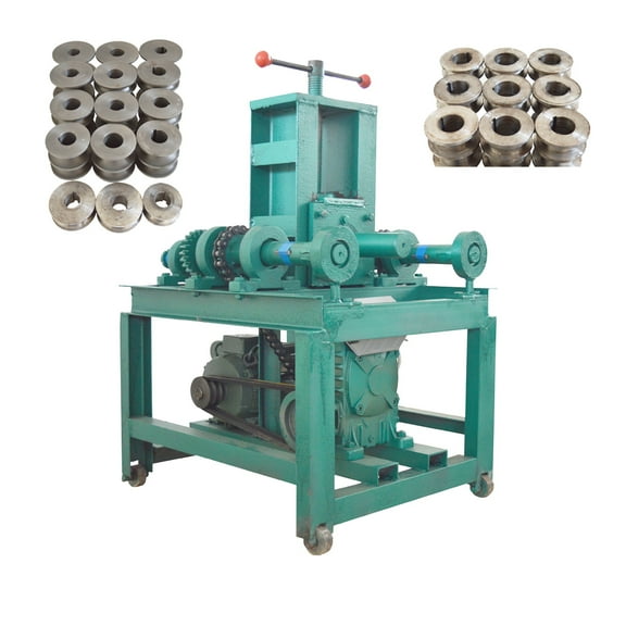 INTBUYING Electric Pipe Tube Bender with 15 Round Die Set 220v