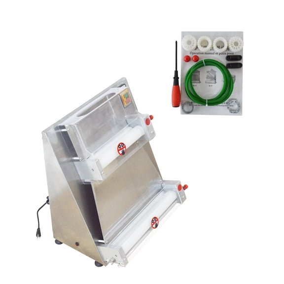 INTBUYING Electric Pizza Dough Roller Sheeter Pastry Press Cake Making Machine