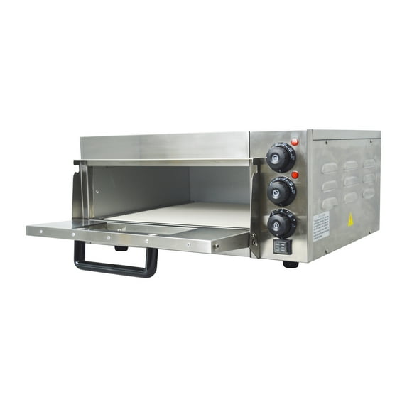 INTBUYING Electric Pizza Oven Commercial Single Layer Bread Making Machine 2kW