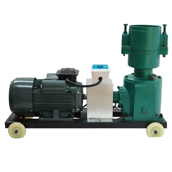 INTBUYING Feed Pellet Mill Machine Body Animal Pellet Mill Machine Body Chicken Fish Duck Animal Pellet Feed Mill No Abrasive Discs