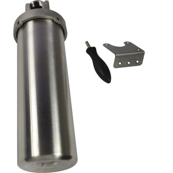 INTBUYING Filter Housing for 10" Filter 0.75" NPT Water for Whole House Water Purification 304 SS