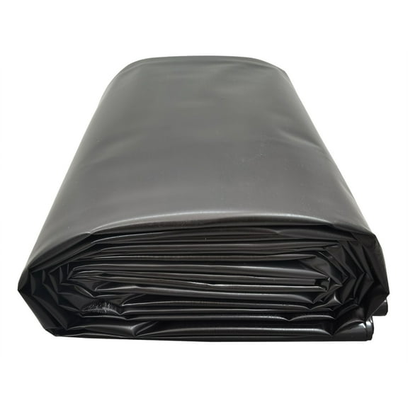 INTBUYING Flexible Water Garden Pool Fish Pond Liner Backyard Elasticity HDPE Black 20'*20'
