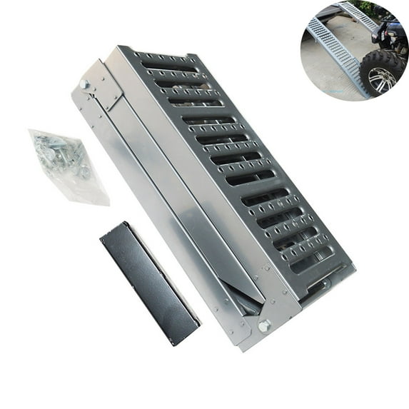 INTBUYING Foldable Car Ramp Portable Fold Lightweight Ramp for Car Truck SUV Motorcycle ATV