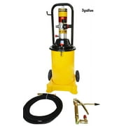 INTBUYING Grease Pump 3 Gallon 12L Air Pneumatic Compressed Gun Injector High Pressure Lubricator Lubricating Oil Filling