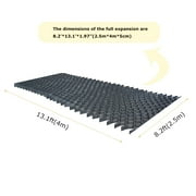 INTBUYING HDPE Ground Grid Honeycomb Geocell for Reinforcing Subgrade 13.1ft*8.2ft*2in