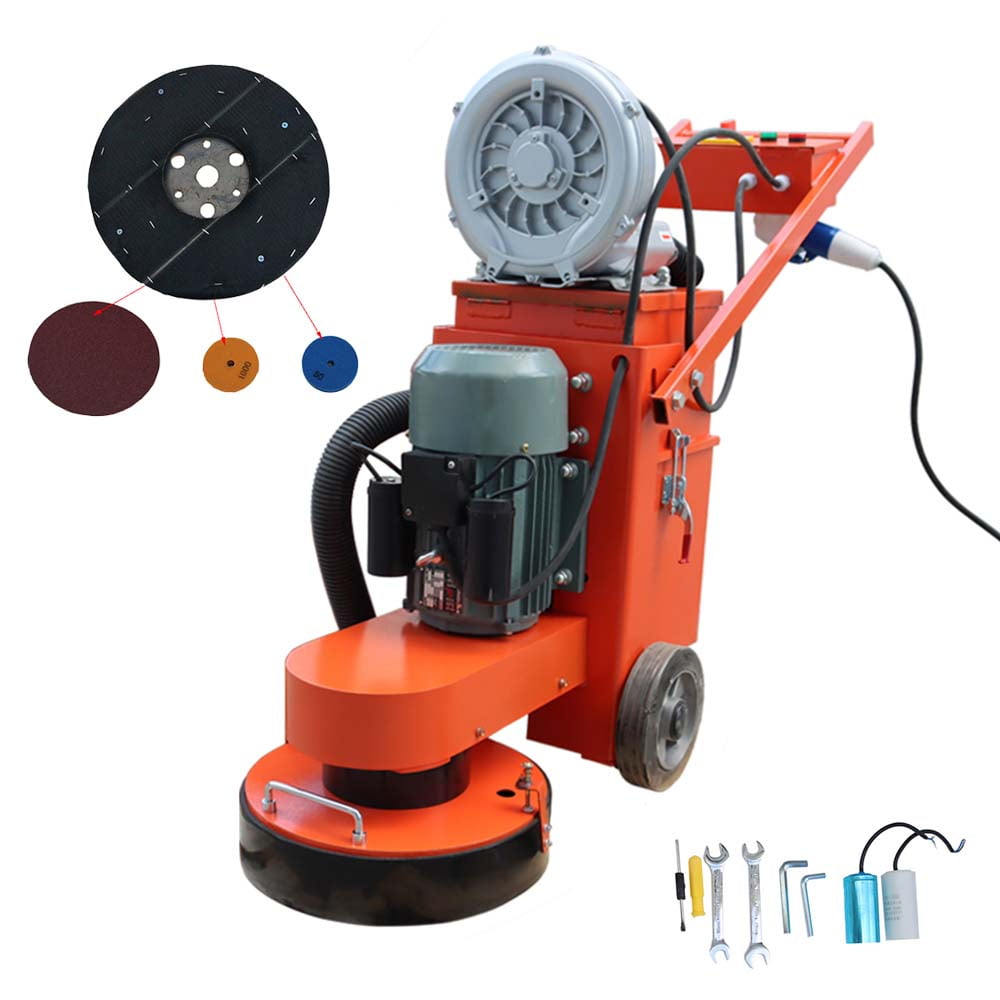 Free Shipping! INTBUYING Hand Push Cement Ground Concrete Floor Grinder ...