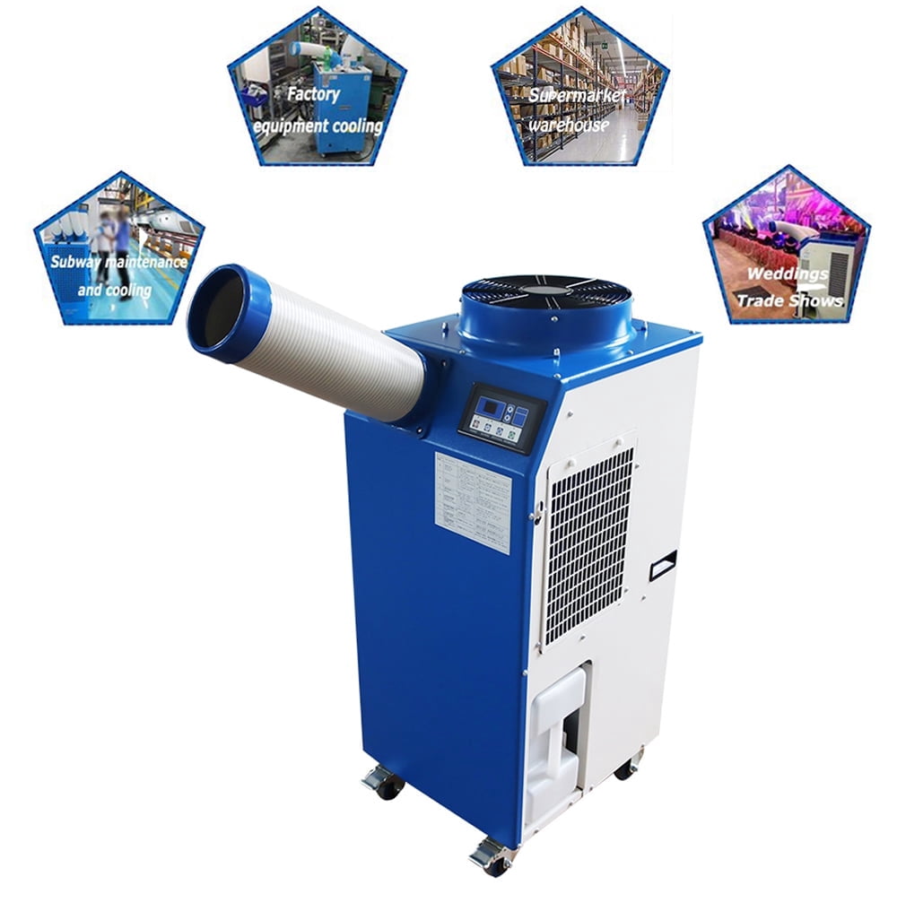 Industrial Air Conditioner Portable Spot Cooler Single Tube 11900Btu/h 220V