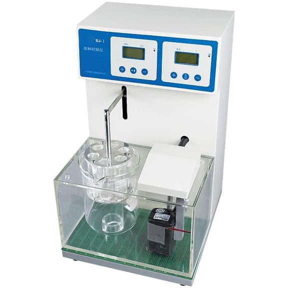 INTBUYING Industrial Tablet Disintegration Tester Machine with Automatic Temperature Control Lab Equipment BJ-1 Single Cup