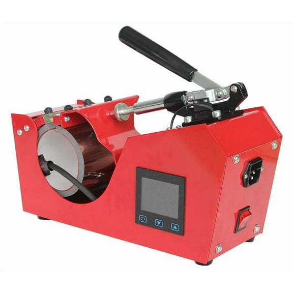 INTBUYING Mug Heat Press Sublimation Printing Machine Heat Transfer Presses with LCD Screen for DIY 11oz/15oz Cup