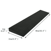 INTBUYING Non-Slip Rubber Threshold Ramp for Doorways Driveways 5.9 x 35.4 x 0.8
