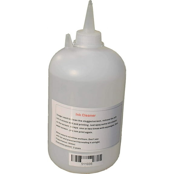 INTBUYING Pad Printing 500ml Ink Cleaner Ink Cleaning Plate Cleaning Liquid Used for Pad Printing