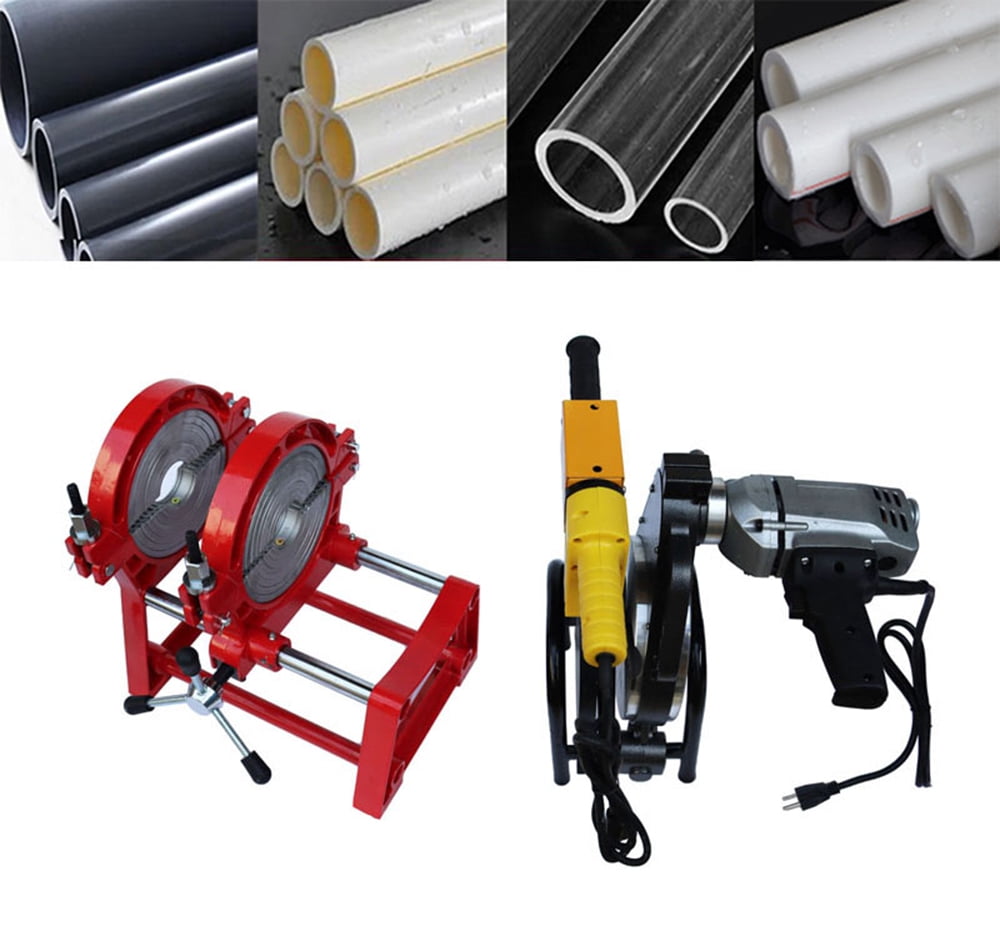 INTBUYING Pipe Fusion Welder 2 Clamps Tube Butt Fusion Welding Machine ...