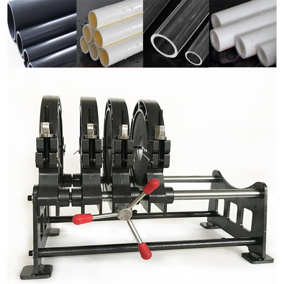 INTBUYING Pipe Fusion Welder 3.54-9.84" Tube Butt Fushion Welding Machine PP PE PB PVDF Pipe Butt Fusion Equipment 4 Clamps