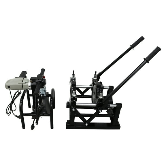 INTBUYING Pipe Fusion Welder Hand-push Butt Fusion Welding Machine Tube Butt Fusion Equipment 2.48"-6.30" 2 Clamps