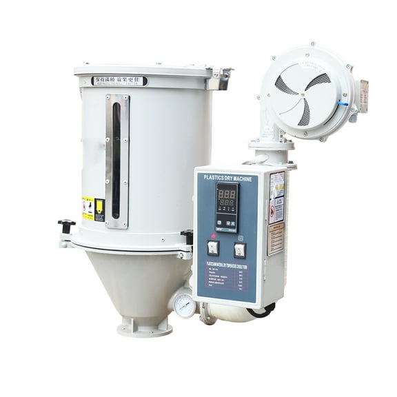 INTBUYING Plastic Hopper Dryer Plastic Injection Molding Machine Hot Air Drying Machine Capacity 110lb/50kg 220V