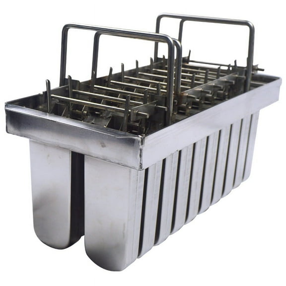 INTBUYING Popsicle Molds Ice Pop Maker Round Head Plate 108ml 20pcs