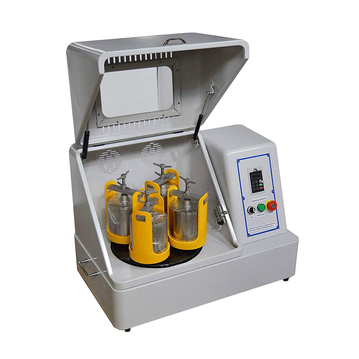 INTBUYING Powder Vertical Alumina Ceramic Lab Planetary Ball Grinding ...