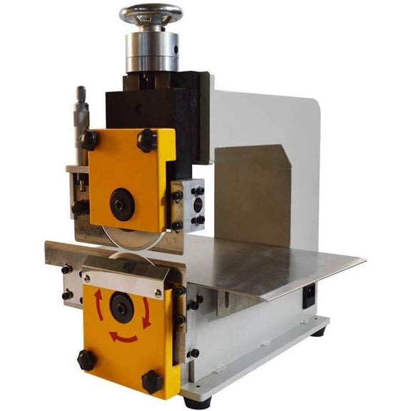INTBUYING Pre-Scored V-Cut Groove PCB Separator Cutting Machine with Circuit Board Cutter Under Guard Around The Blade