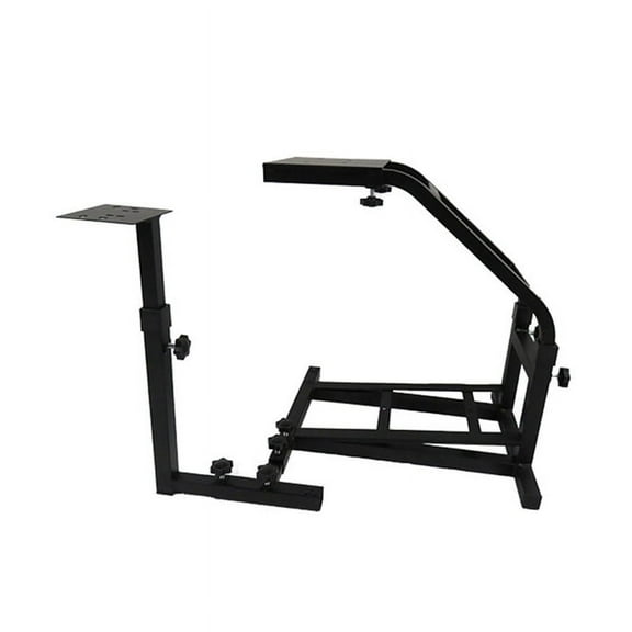 INTBUYING Racing Simulator Steering Wheel Stand Driving Gaming Steering Wheel Bracket Frame