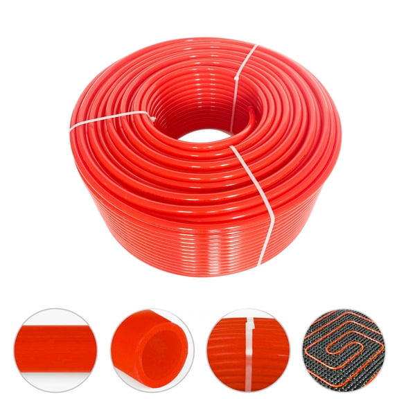 INTBUYING Red 3/4" x 1000ft EVOH PEX-b Radiant Heat Tubing Oxygen Barrier EVOH Floor Heat Tube