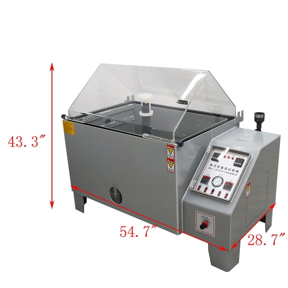 INTBUYING Salt Spray Testing Chamber Salt Water Spray Measuring Chamber Corrosion Resistance Test of Metal Materials
