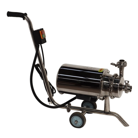 INTBUYING Sanitary Centrifugal Pump Portable Food Grade Centrifugal Pump Stainless Steel Sanitary Beverage Pump 3 Ton/h