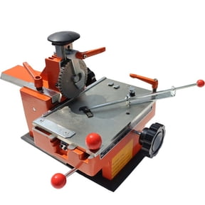 INTBUYING Semi-Automatic Metal Nameplate Marking Machine Sheet Embosser Stamping Printer
