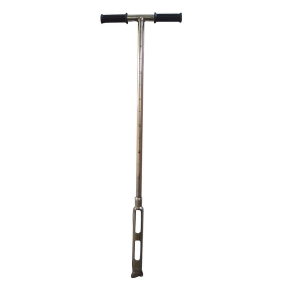 INTBUYING Soil Sampler Probe Stainless steel Soil Sampling Testing Tools with Rubber Handle 1.65inch Diameter