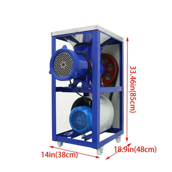 INTBUYING Stainless Steel Electric Bone Crusher Feed Processer with Extra Cutter Feed Processer 220V
