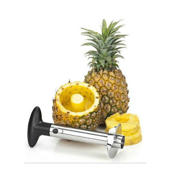 INTBUYING Stainless Steel Pineapple Corer Slicer Fruit Peeler Cutter Kitchen Tool