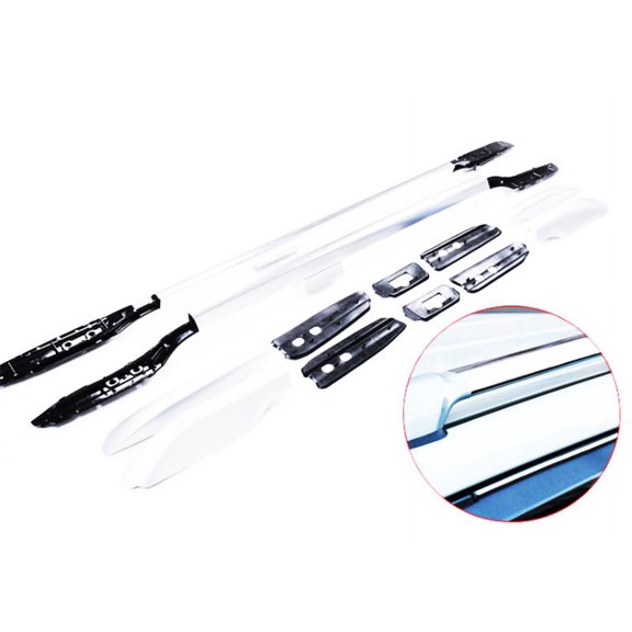 INTBUYING Stock Roof Rack Rail for Land Cruiser Prado Toyota Randoluzz 2005-2018 Aluminium Baggage