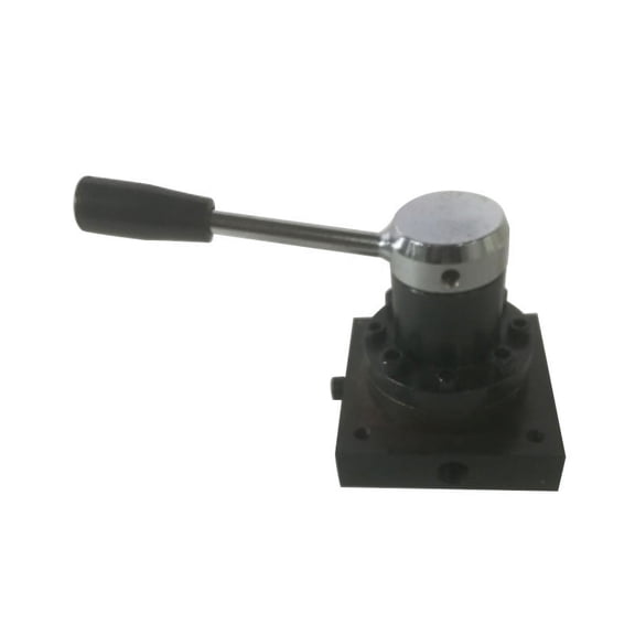 INTBUYING Three-position Four-way Valve Selector Valve Oil Distributor 10000 PSI Reversing 3 Way Directional Hydraulic Control Valve Tools